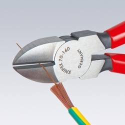 KNIPEX Seitenschneider schwarz