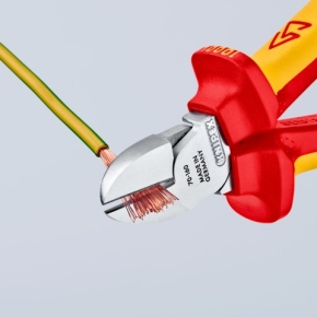 KNIPEX Seitenschneider mit Befestigungsse