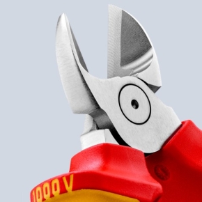 KNIPEX Seitenschneider mit Befestigungsse