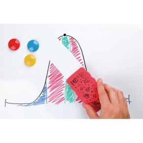 trodat Whiteboard Schwamm magnetisch rot