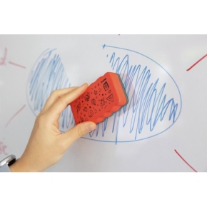 trodat Whiteboard Schwamm magnetisch rot