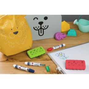 trodat Whiteboard Schwamm magnetisch rot