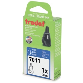 trodat Stempelfarbe blau 28ML 7011/SB