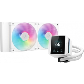 K Cooler Wasserkühlung DeepCool MYSTIQUE 240 White ARGB