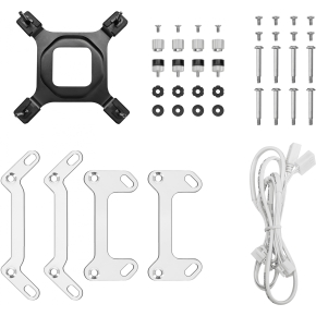 K Cooler Wasserkühlung DeepCool MYSTIQUE 240 White ARGB