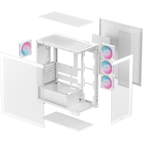 Midi DeepCool CG580 4F White
