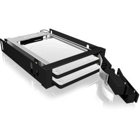 Wechselrahmen. 2xSATA 2.5 zu 2xSATA Host. trägerlos. für 3.5 Schacht ICY BOX