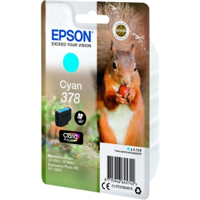 Epson Tinte 378 C13T37824010 Cyan bis zu 360 Seiten