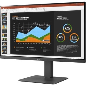 68,6cm/27 (1920x1080) LG 27BR550Y-C 5ms 16:9 IPS DVI HDMI DP USB Pivot Full HD Black
