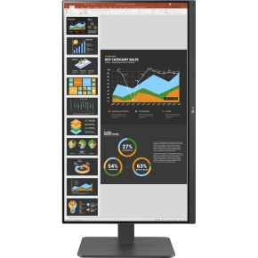 68,6cm/27 (1920x1080) LG 27BR550Y-C 5ms 16:9 IPS DVI HDMI DP USB Pivot Full HD Black