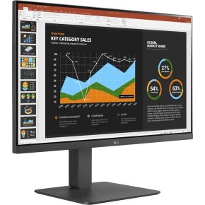 68,6cm/27 (1920x1080) LG 27BR550Y-C 5ms 16:9 IPS DVI HDMI DP USB Pivot Full HD Black