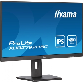 68,6cm/27 (1920x1080) iiyama XUB2792HSC-B5 16:9 4ms IPS HDMI DisplayPort USB-C VESA Pivot Speaker Full HD Black