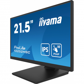 54,6cm/21,5 (1920x1080) Iiyama T2252MSC-B2 16:9 FHD IPS Touch 5ms HDMI DP USB Speaker Black