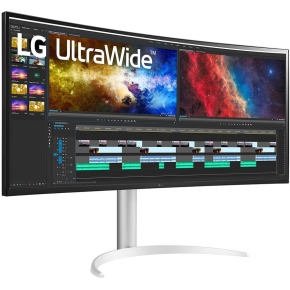 96,5cm/38 (3840x1600) LG UltraWide 38BQ85C-W 21:9 UWQHD IPS Curved 5ms 75Hz HDMI DP USB-C Speaker White