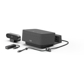 Logitech Dock Focus Room Kit Video conferencing kit BRIO Ultra HD Pro Webcam Dock Certified