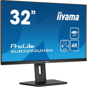 81,3cm/32 (3840x2160) iiyama LCD Business XUB3293UHSN-B5 IPS 4ms HDMI DisplayPort USB-C UHD Black