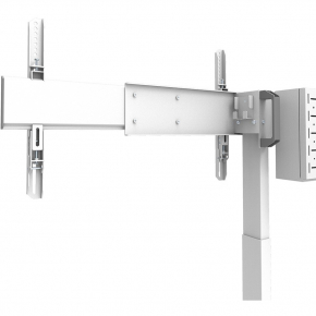 Doppelbildschirm-Adapter (42-65) insg. max. 100kg opt. für FL55-875WH1 + WL55-875WH1 Neomounts Weiß