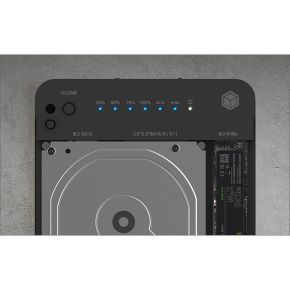 ICY BOX Dockingstation 6.4cm (2.5) & SATA & M.2 NVMe - USB 3.2
