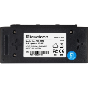 FE PoE-Injektor Adapter POI-2012 15.4W PoE