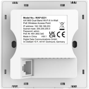 WAP-8231 AX1800 Wireless DualBand WiFi6 ws