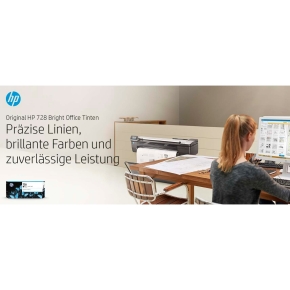 HP Tinte 728 F9J68A Schwarz Matt