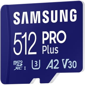 CARD 512GB Samsung PRO Plus microSD UHS-I U3 Full HD 4K UHD