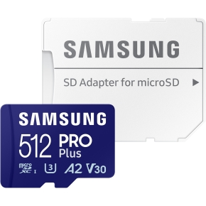 CARD 512GB Samsung PRO Plus microSD UHS-I U3 Full HD 4K UHD