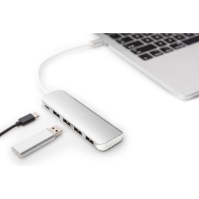 Digitus DA-70242-1 USB-C HUB 5-Port 4xUSB 3.0; 1xUSB-C