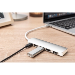 Digitus DA-70242-1 USB-C HUB 5-Port 4xUSB 3.0; 1xUSB-C