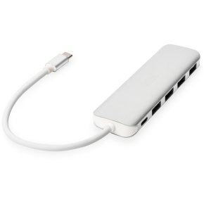 Digitus DA-70242-1 USB-C HUB 5-Port 4xUSB 3.0; 1xUSB-C