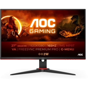 69cm/27 (1920x1080) AOC Gaming 27G2SAE/BK FHD 165Hz 1ms 2xHDMI DP LS black/red