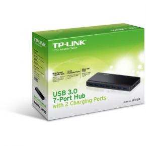 USB3.0 HUB 7Port TP-Link UH720 SuperSpeed 5Gbit/s aktiv mit Netzteil Black