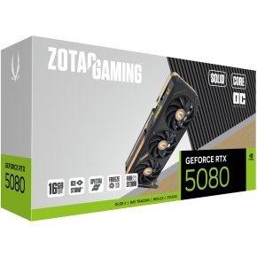 RTX 5080 16GB Zotac Gaming Solid Core OC GDDR7 3Fan