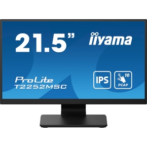 54,6cm/21,5 (1920x1080) iiyama T2252MSC-B2 16:9 FHD IPS Touch 5ms HDMI DP USB Speaker Black