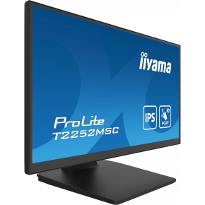 54,6cm/21,5 (1920x1080) iiyama T2252MSC-B2 16:9 FHD IPS Touch 5ms HDMI DP USB Speaker Black