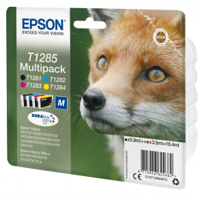 Epson Tinte T1285 C13T12854012 4er Multipack (BKMCY) bis zu 225 Seiten