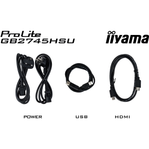 IIYAMA 68.6cm (27) GB2766HSU-B1 16:9 2xHDMI+DP+USB curve