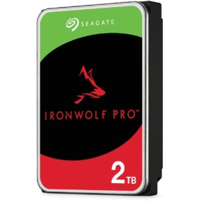 SEAGATE Ironwolf PRO Enterprise NAS HDD 2TB 7200rpm 6Gb/s SATA 256MB cache 8,9cm 3.5Zoll 24x7 für NAS & RAID Rackmount systems BLK