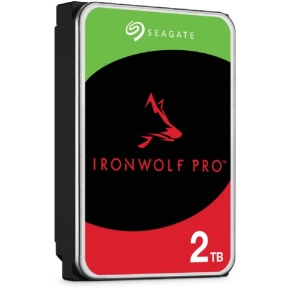 SEAGATE Ironwolf PRO Enterprise NAS HDD 2TB 7200rpm 6Gb/s SATA 256MB cache 8,9cm 3.5Zoll 24x7 für NAS & RAID Rackmount systems BLK
