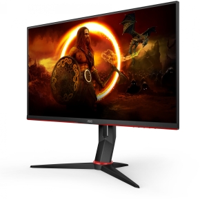 68,6cm/27 (2560x1440) AOC Gaming G2 Q27G2S/EU QHD LED IPS 165Hz 1ms 2xHDMI DP Pivot Black/Red