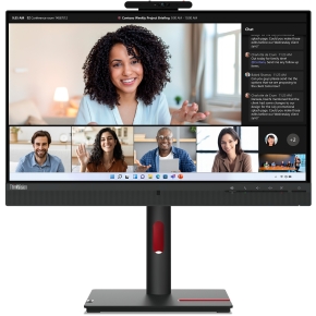 61cm/24 (1920x1080) Lenovo ThinkVision T24mv-30 16:9 FHD IPS 75Hz 4ms HDMI DP USB-C Speaker Black