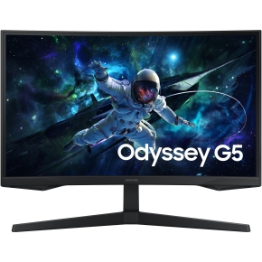 68,6xm/27 (2560x1440) Samsung Odyssey G5 Gaming G55C S27CG554EU 16:9 QHD 1ms 165Hz HDR10 HDMI DP Black