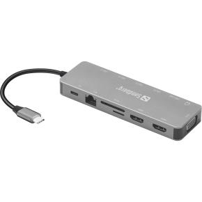 Sandberg 136-45 USB-C 13-in-1 PD 100W TravelDock