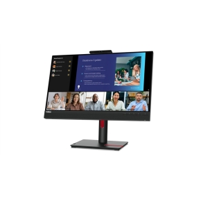 61cm/24 (1920x1080) Lenovo ThinkVision T24v-30 16:9 FHD IPS 75Hz 4ms HDMI VGA DP Speaker Webcam Black