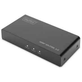Adapter 4K HDMI Audio/Video Splitter 2xHDMI +Downscaler DIGITUS