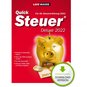 Lexware QuickSteuer Deluxe 2022 - 10 Device - ESD-DownloadESD