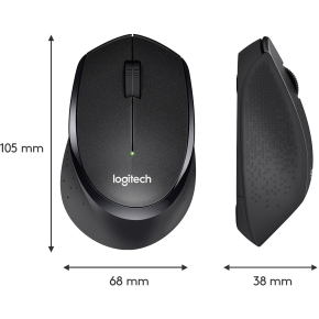 Logitech M330 SILENT PLUS wireless black