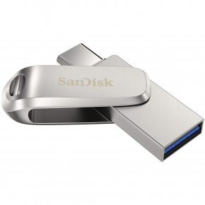STICK 512GB USB 3.1 SanDisk Ultra Dual Drive Luxe Type-C silver