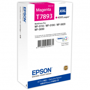 Epson Tinte T7893 XXL C13T789340 Magenta bis zu 4.000 Seiten