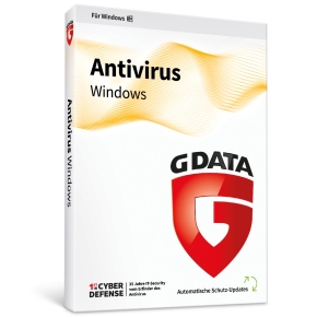 G DATA Antivirus Windows - 1 Year (2 Lizenzen) - New - ESD-Download